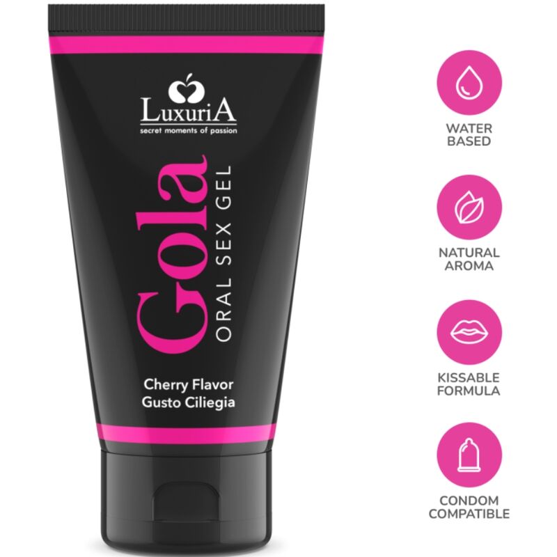 INTIMATELINE LUXURIA - ORAL SEX GEL CHERRY FLAVOR 50 ML - Kink&Play