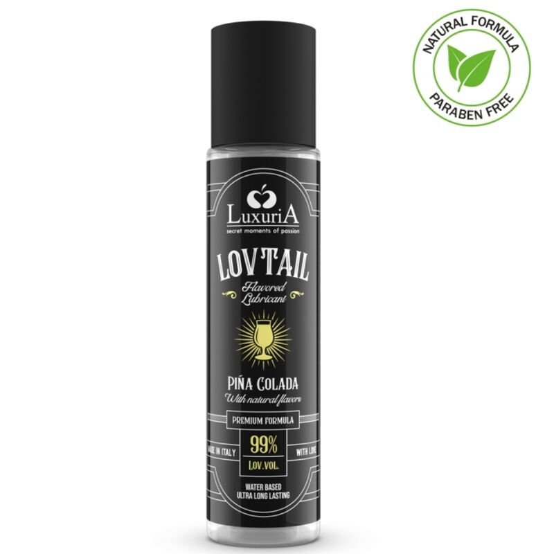 INTIMATELINE - LUXURIA WATER BASED LOVTAIL LUBRICANT PIÑA COLADA 60 ML - Kink&Play