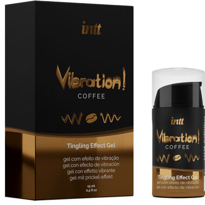 INTT - POWERFUL INTIMATE STIMULANT LIQUID VIBRATING GEL COFFEE 15ML - Kink&Play