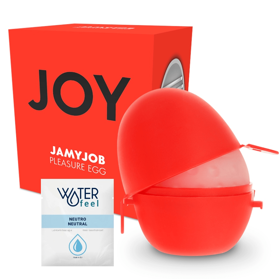 JAMYJOB - EGG MASTURBATOR RED VERSION DISCRETT - Kink&Play