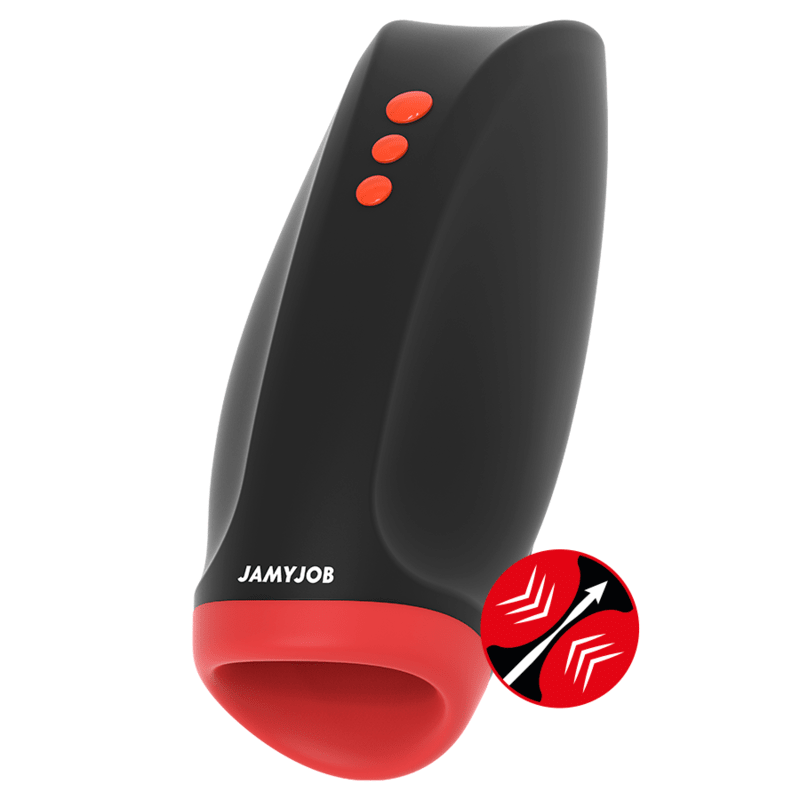 JAMYJOB - NOVAX MASTURBATOR WITH VIBRATION AND COMPRESSION - Kink&Play