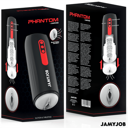 JAMYJOB - PHANTOM AUTOMATIC VAGINA MASTURBATOR 5 MODES STIMULATING WAVES AND THRUST - Kink&Play