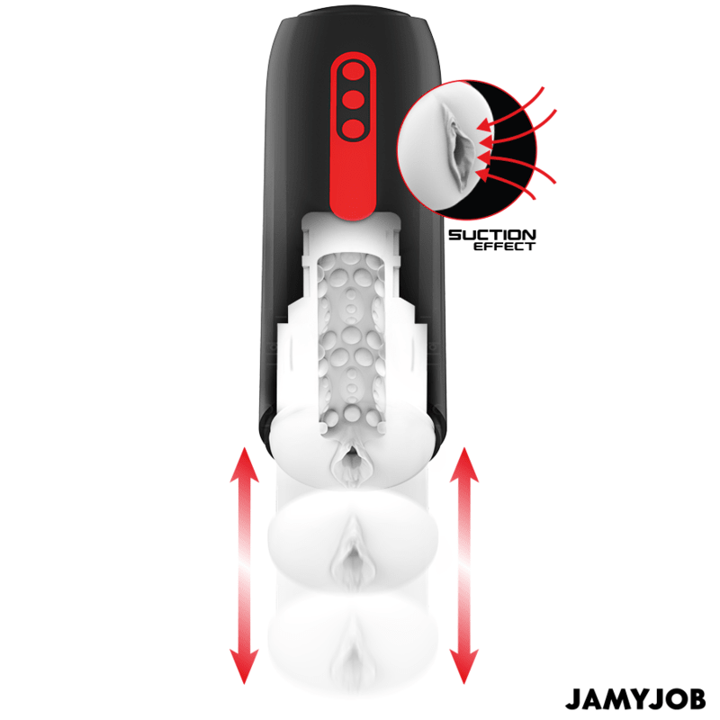 JAMYJOB - PHANTOM AUTOMATIC VAGINA MASTURBATOR 5 MODES STIMULATING WAVES AND THRUST - Kink&Play