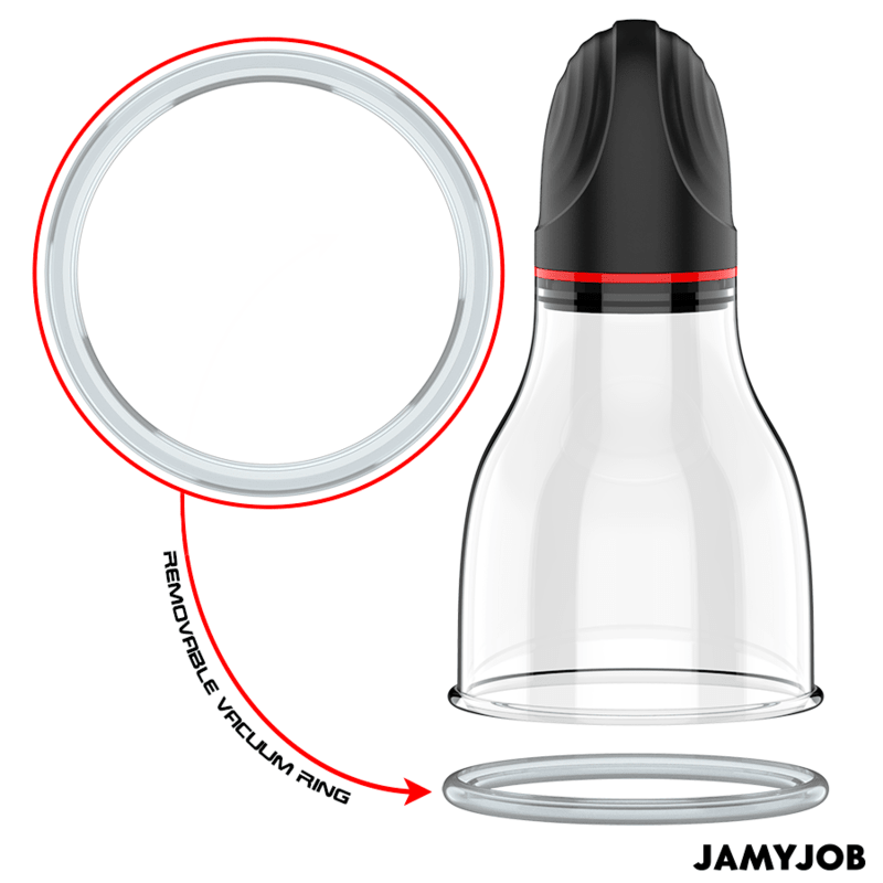 JAMYJOB - XPAND LITE AUTOMATIC TESTICLE PUMP 3 LEVELS OF STIMULATING WAVES GREY - Kink&Play
