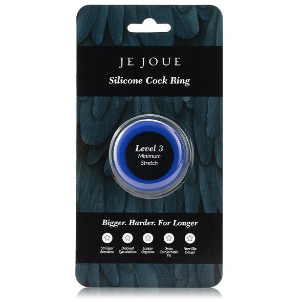 JE JOUE - BLUE SILICONE RING - MINIMUM STRANGULATION - Kink&Play