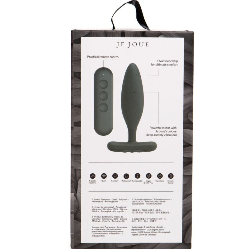 JE JOUE - VESTA ANAL PLUG VIBRATOR BLACK - Kink&Play