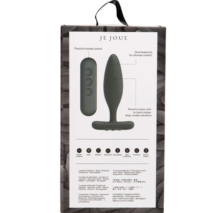 JE JOUE - VESTA ANAL PLUG VIBRATOR BLACK - Kink&Play