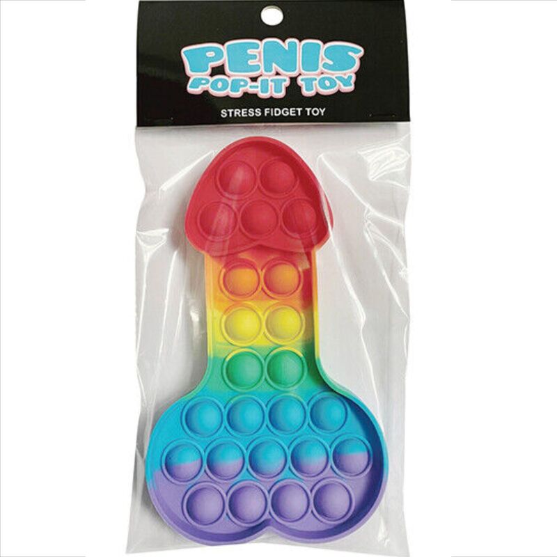 KHEPER GAMES - MULTICOLOR POP - IT PENIS ANTI - STRESS TOY - Kink&Play