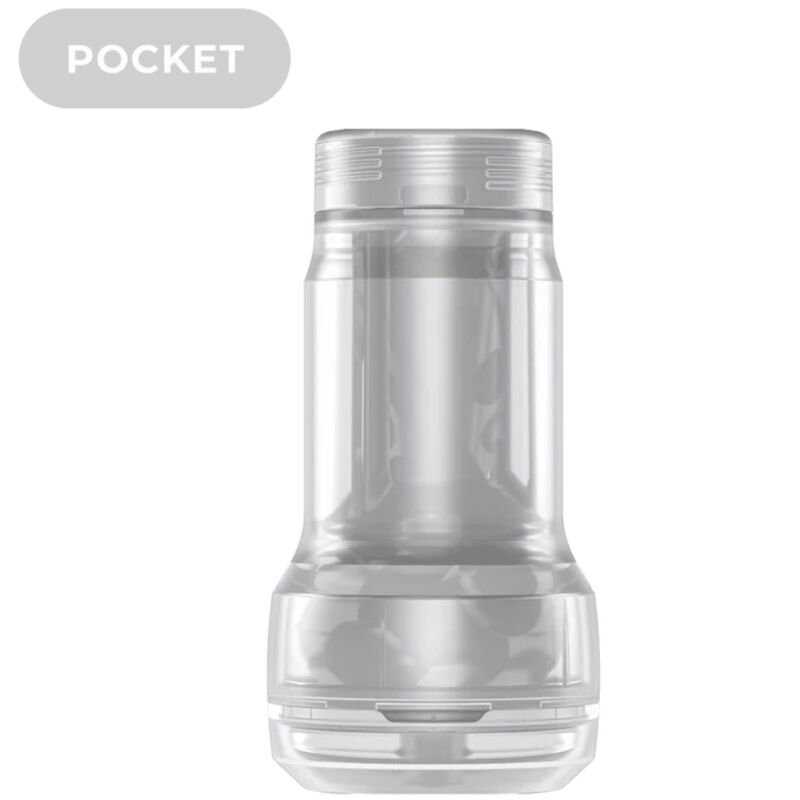 KIIROO - FEEL POCKET STROKER CRYSTAL BY KIIROO TRANSPARENT - Kink&Play