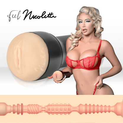 KIIROO - KEON + FEEL NICOLETTE SHEA STROKER + AQUA QUALITY LUBRICANT 50 ML - Kink&Play