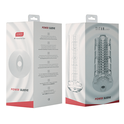 KIIROO - TITAN MASTURBATOR COVER POWER + PERFORMANCE - Kink&Play