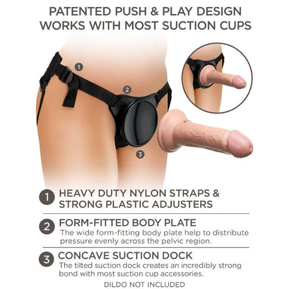 KING COCK - ELITE ADJUSTABLE HARNESS FOR BEGINNERS - Kink&Play