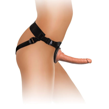 KING COCK - ELITE COMFY ADJUSTABLE HARNESS WITH DILDO 17.8 CM - Kink&Play