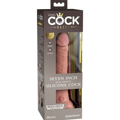 KING COCK - ELITE REALISTIC SILICONE DILDO 17.8 CM - Kink&Play