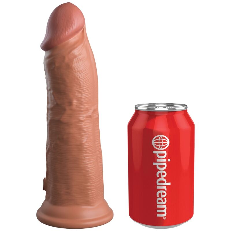 KING COCK - ELITE REALISTIC SILICONE DILDO 20.3 CM CARAMEL - Kink&Play