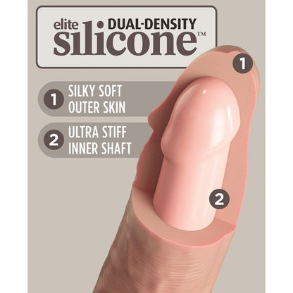 KING COCK - ELITE REALISTIC SILICONE DILDO 28 CM - Kink&Play