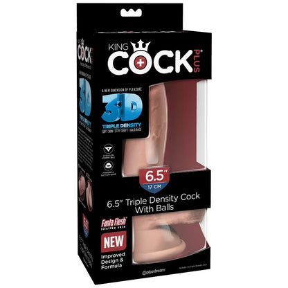 KING COCK - TRIPLE DENSITY DILDO 14 CM - Kink&Play