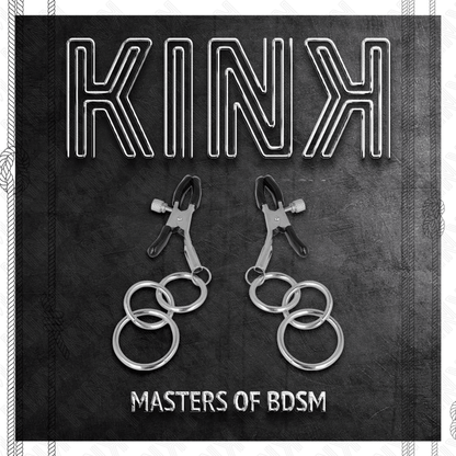 KINK - 3 O - RING NIPPLE CLAMP 6 CM - Kink&Play