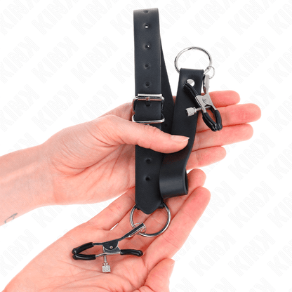 KINK - 4 CLIT CLAMPS ADJUSTABLE 34 - 48 CM - Kink&Play