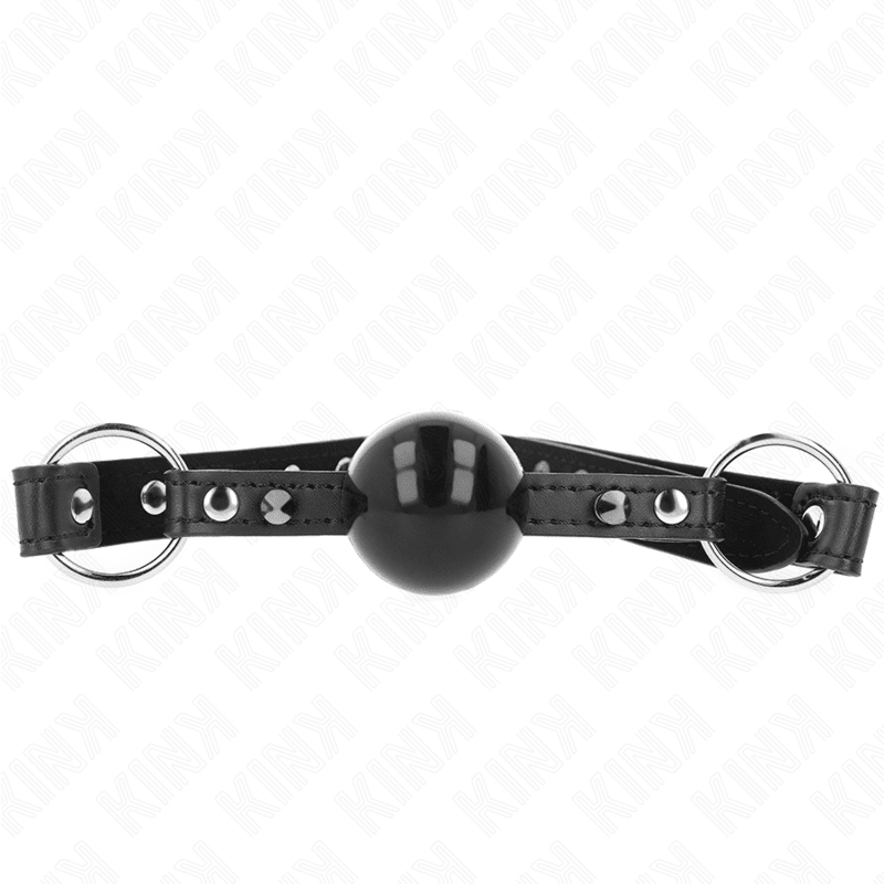 KINK - BALL 4 CM GAG WITH TIP RIVET AND SNAP LOCK 65 x 2 CM - Kink&Play