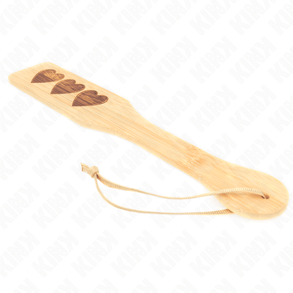KINK - BAMBOO PALLET HEART DESIGN 32 X 5.5 CM - Kink&Play