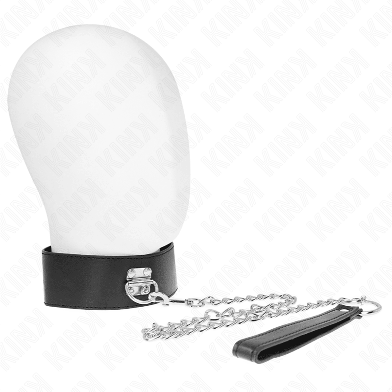 KINK - BASIC MODEL COLLAR WITH LEASH 65 CM MODEL 0 - Kink&Play