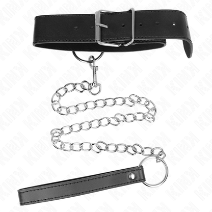 KINK - BASIC MODEL COLLAR WITH LEASH MODEL 4 ADJUSTABLE 36 - 43 CM - Kink&Play