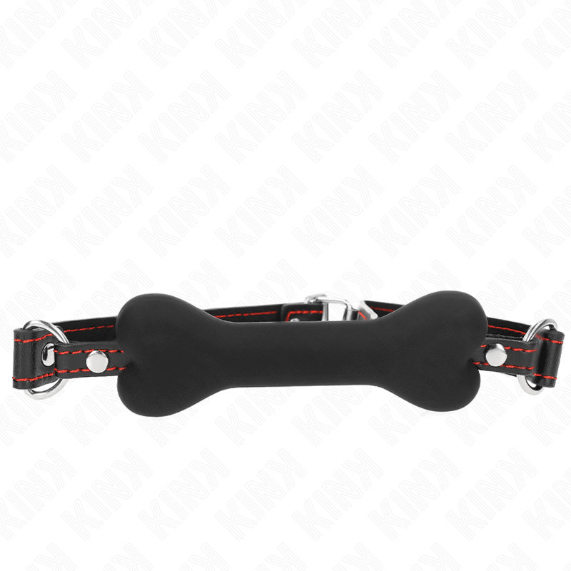 KINK - BLACK BONE 12 CM GAG 63 x 2 CM - Kink&Play