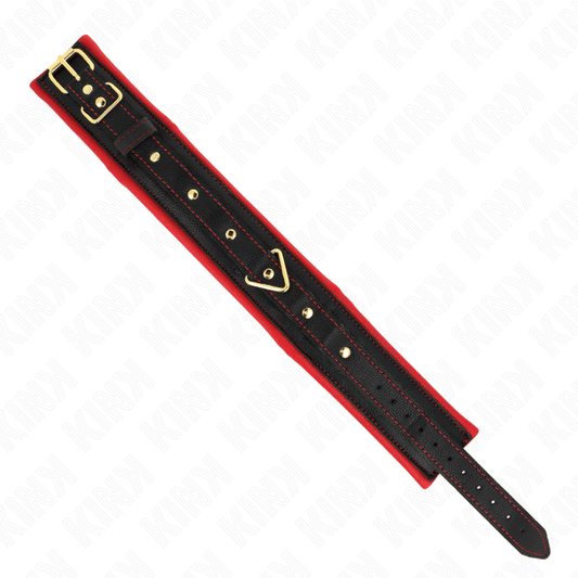KINK - COLLAR WITH PLAIN FABRIC LEASH ADJUSTABLE 33 - 48 CM X 5.7 CM - Kink&Play