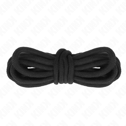 KINK - COTTON ROPE 10 METER BLACK - Kink&Play