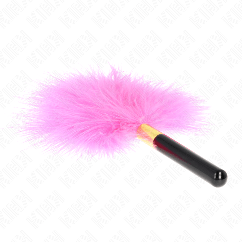 KINK - FUCHSIA GOLD METAL TICKLE FEATHERS 18 CM - Kink&Play