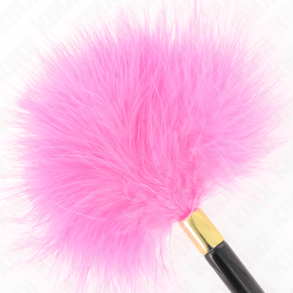 KINK - FUCHSIA GOLD METAL TICKLE FEATHERS 18 CM - Kink&Play