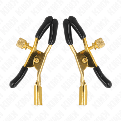 KINK - GOLD NIPPLE CLAMPS 6 CM - Kink&Play