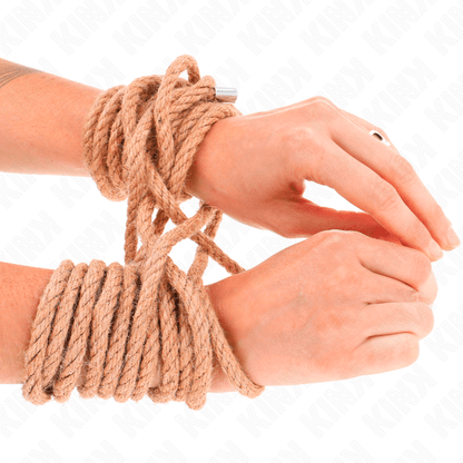KINK - HEMP ROPE WITH METAL HEAD 5 METER - Kink&Play