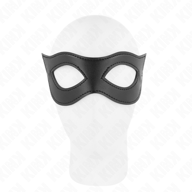 KINK - LEATHERETTE MASK MODEL 2 23 x 7.5 CM - Kink&Play