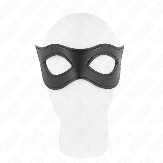 KINK - LEATHERETTE MASK MODEL 2 23 x 7.5 CM - Kink&Play
