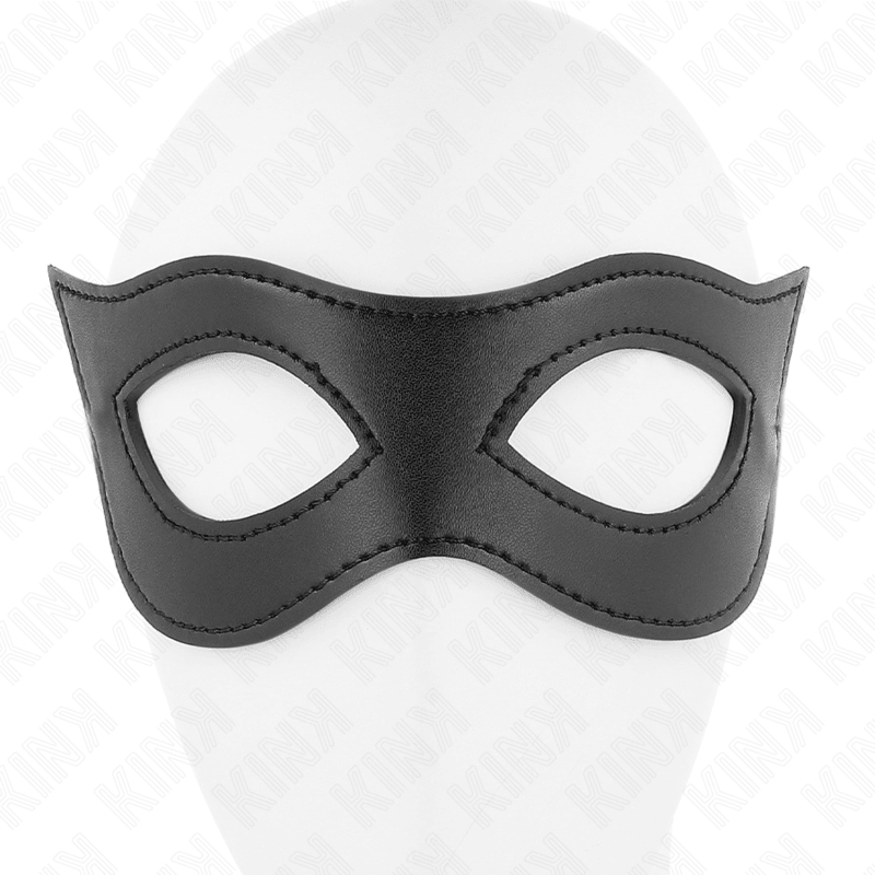 KINK - LEATHERETTE MASK MODEL 2 23 x 7.5 CM - Kink&Play