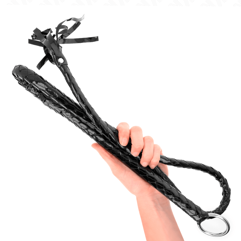 KINK - LONG SHINY PVC WHIP 138 CM - Kink&Play