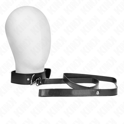 KINK - NECKLACE WITH BELT 116 CM BLACK STRAP ADJUSTABLE 32 - 50 CM X 8 CM - Kink&Play