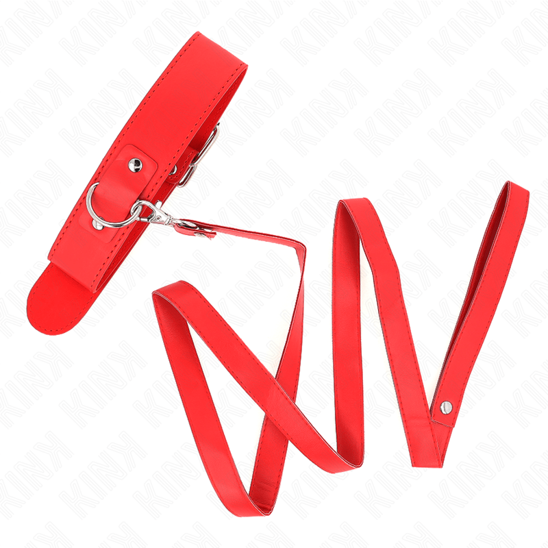 KINK - NECKLACE WITH BELT 116 CM ROJO STRAP ADJUSTABLE 32 - 50 CM X 8 CM - Kink&Play