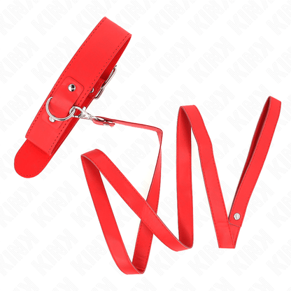 KINK - NECKLACE WITH BELT 116 CM ROJO STRAP ADJUSTABLE 32 - 50 CM X 8 CM - Kink&Play