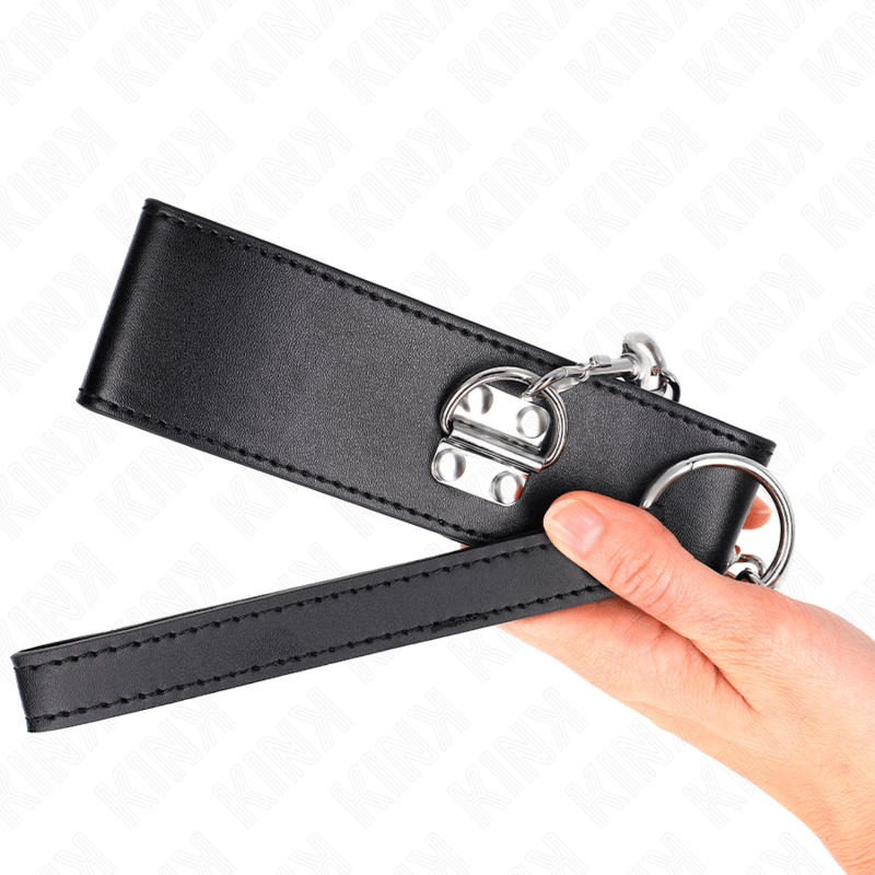 KINK - NECKLACE WITH BELT 65 CM WITH WIDE BLACK STRAP ADJUSTABLE 33.5 - 41 CM X 5 CM - Kink&Play