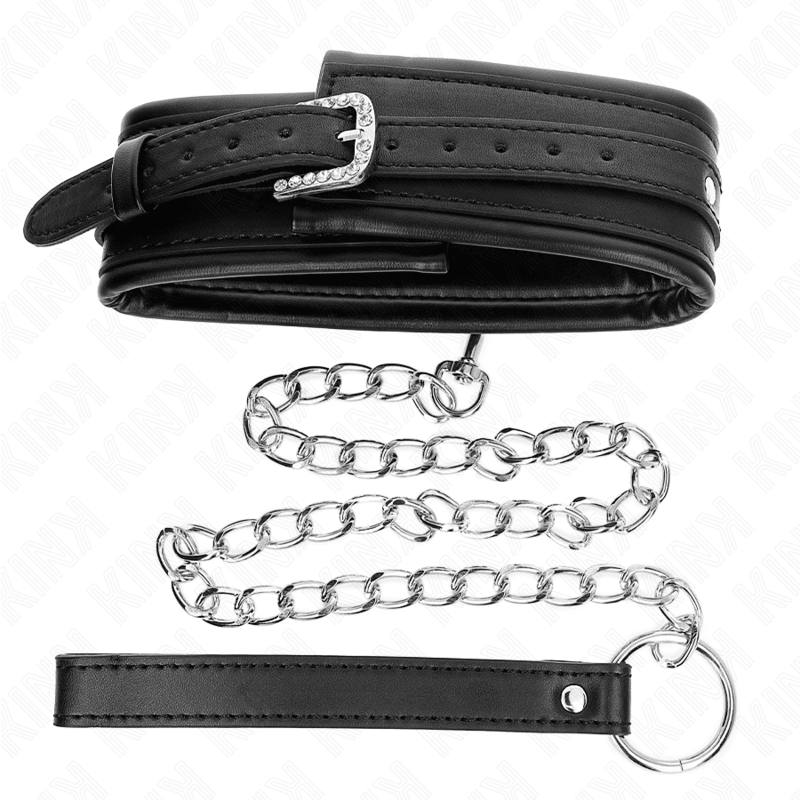 KINK - NECKLACE WITH SHINY BUCKLE STRAP 65 CM 48.5 CM X 5.3 CM - Kink&Play