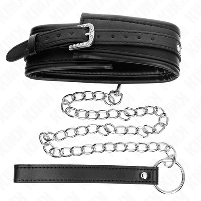 KINK - NECKLACE WITH SHINY BUCKLE STRAP 65 CM 48.5 CM X 5.3 CM - Kink&Play