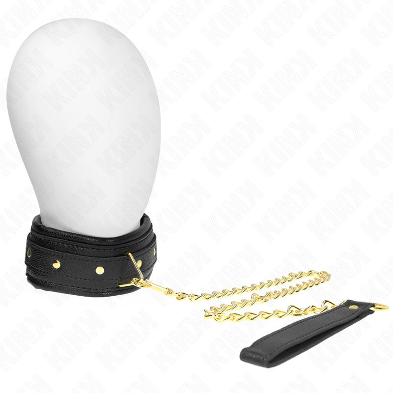 KINK - NECKLACE WITH SPONGE IMITATION LEATHER STRAP MODEL 1 ADJUSTABLE 37 - 54 CM X 3 CM - Kink&Play