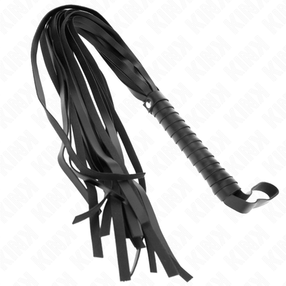 KINK - NEGRO SHORT HANDLE LONG TAIL WHIP 70 CM - Kink&Play