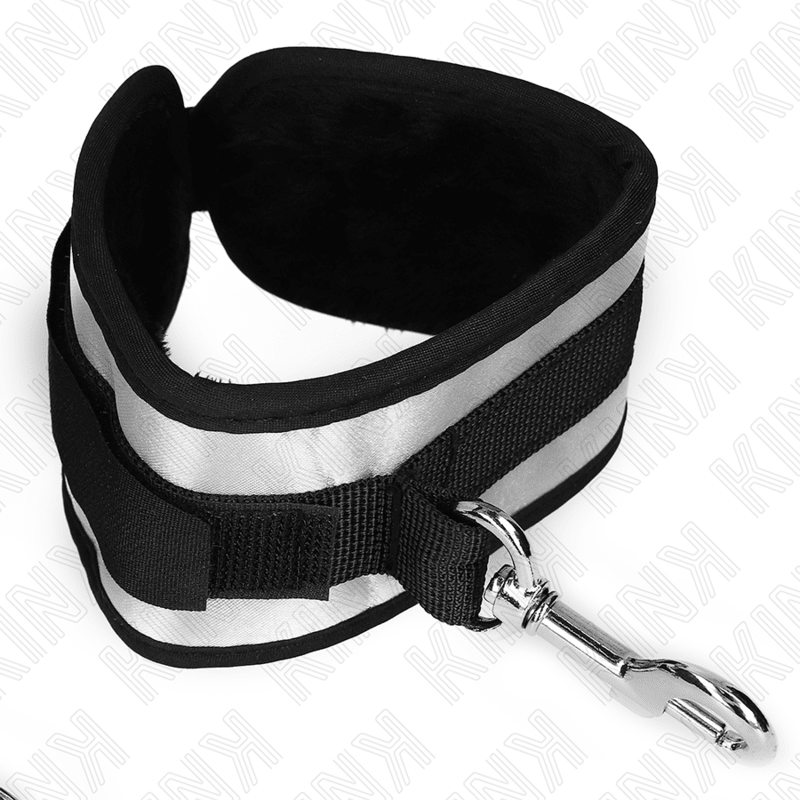 KINK - NEOPRENE WRIST CUFFS GREY 23 X 5 CM - Kink&Play