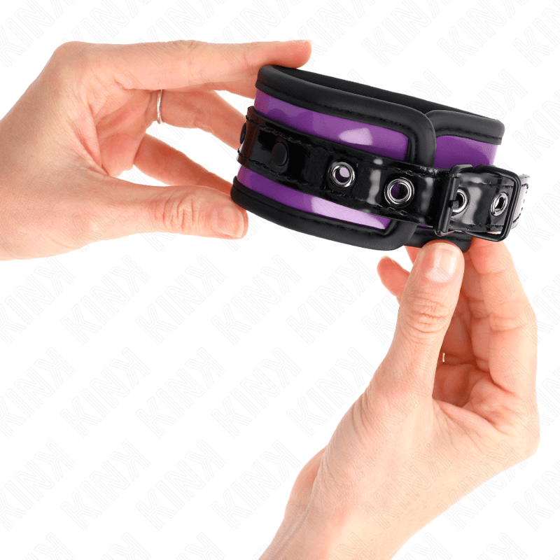 KINK - NEOPRENE WRIST RESTRAINTS LIGHT PURPLE AJUSTABLE 21 - 28 CM X 5 CM - Kink&Play