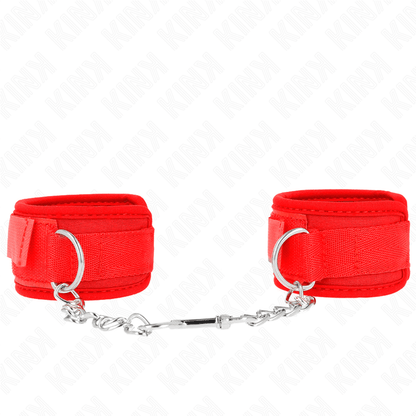 KINK - NEOPRENE WRIST RESTRAINTS RED 42 X 5 CM - Kink&Play