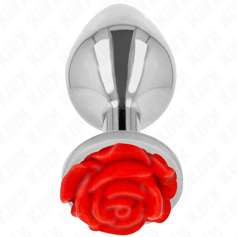 KINK - PLUG ANAL ROSE RED SIZE L - Kink&Play